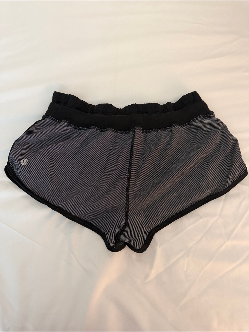 lululemon athletica Gray and Black Running Shorts